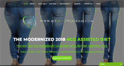 Desktop Screenshot of myhcgprogram.com